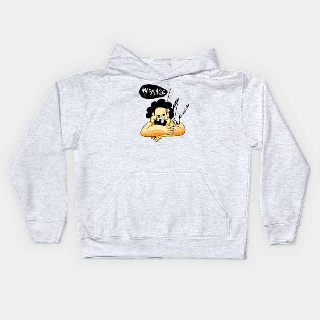 massage Kids Hoodie by World Art Project